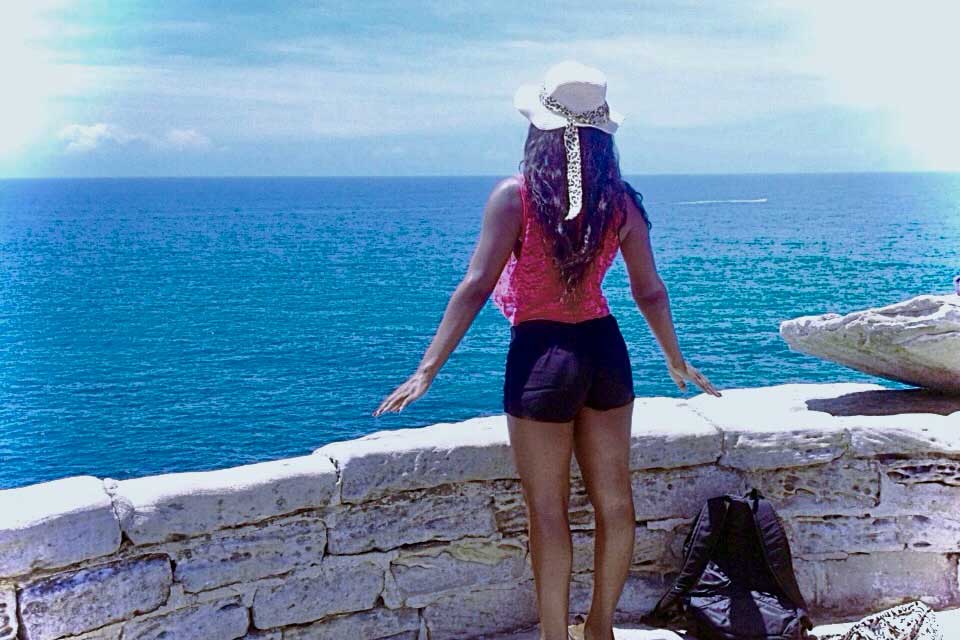 Linda Phiri looks out at Bondi beach.