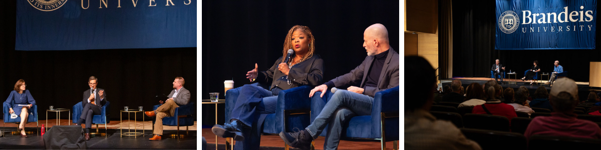 Images of panel discussions from Alumni College 2025