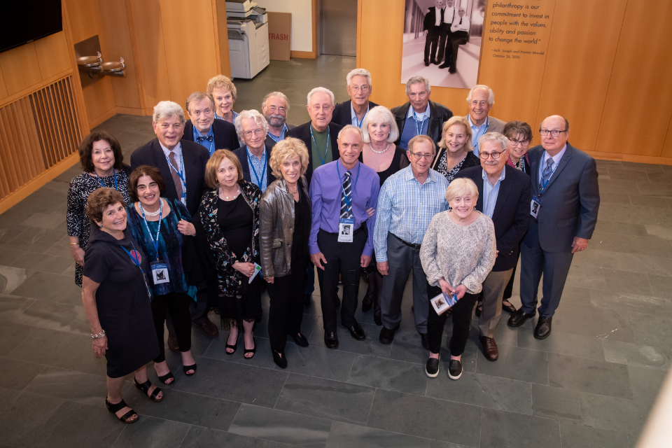 group of brandeis class of 1964 alumni gathered at the Marriott