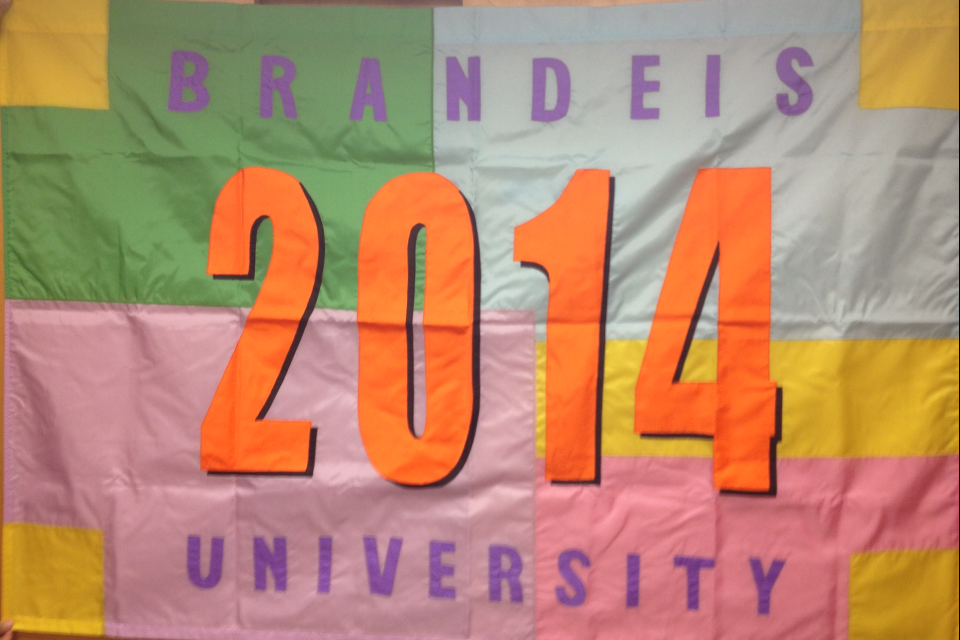 colorful flag with year 2014 on it