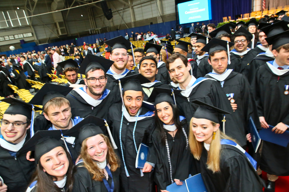 group of 2019 alumni at their graduation