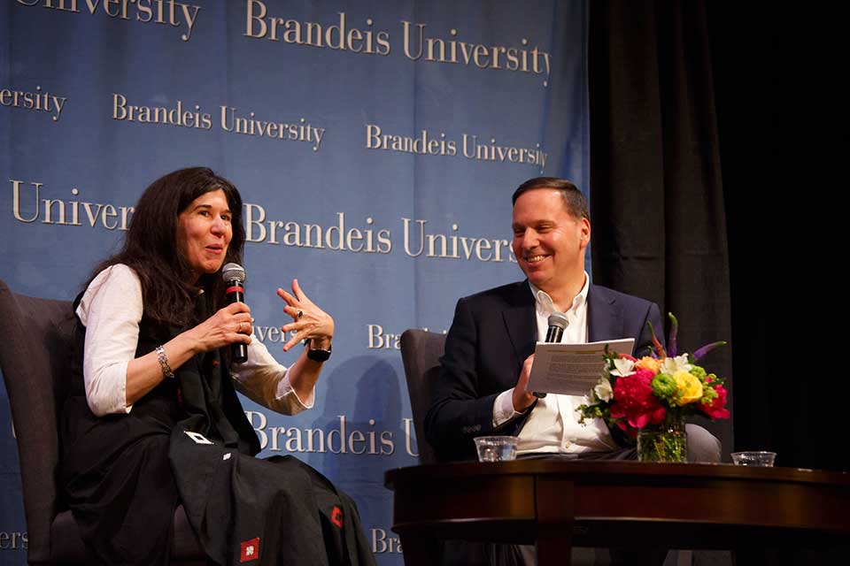 Debra Granik and President Ron Liebowitz