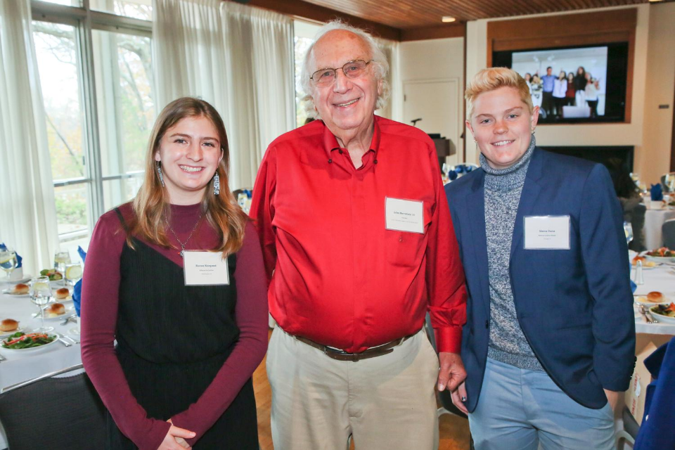 Renee Korgood, Jules Bernstein and Sierra Dana standing together