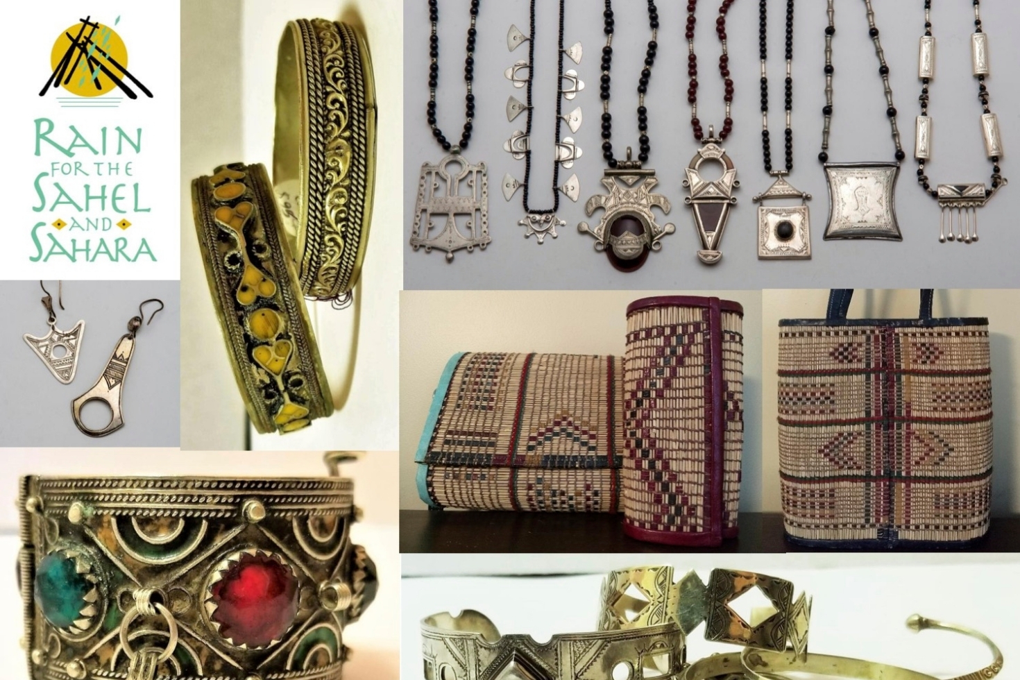 Assorted jewelry, including necklaces and bracelets
