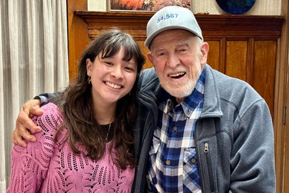 Izzy Kim ’27 and Max Perlitsh ’52