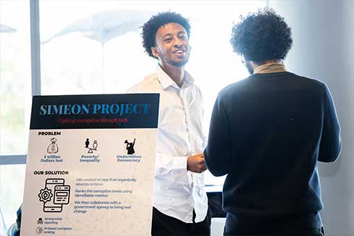 Students pitch to alumni 