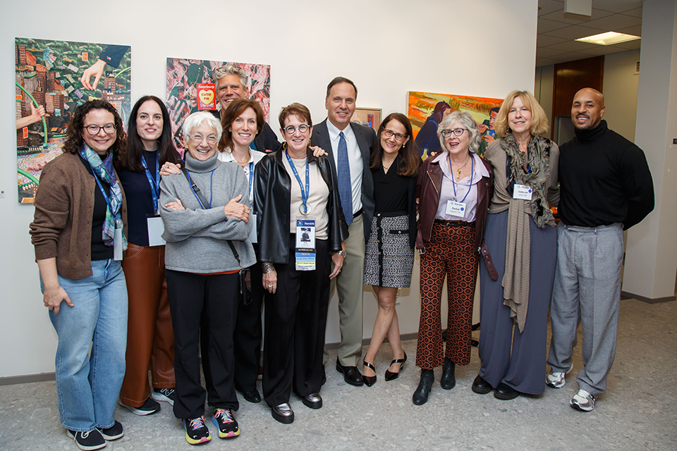 Artists of Then & Now with President Ron Leibowitz