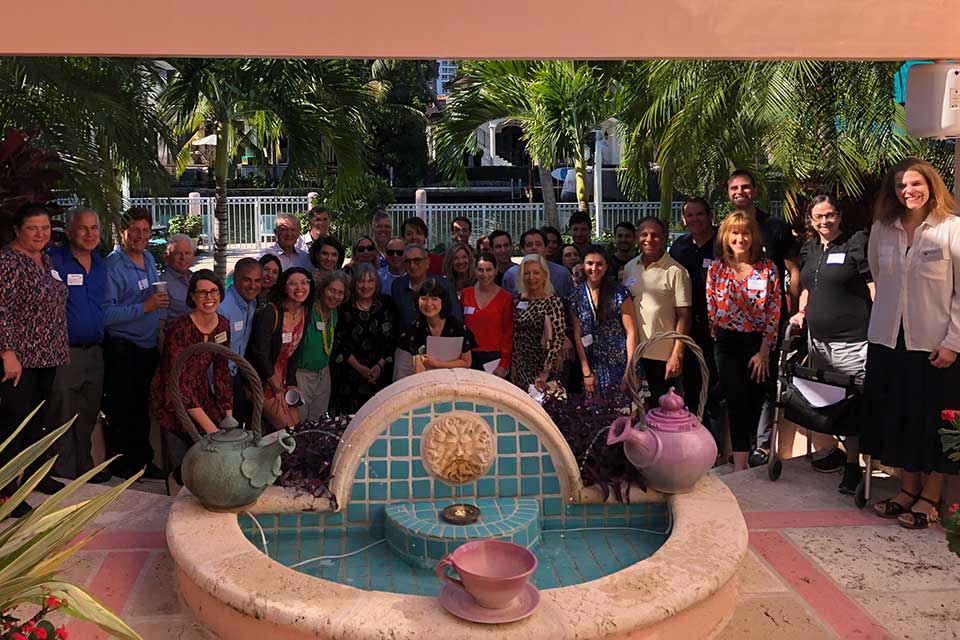 Faculty in the field in South Florida Group Photo