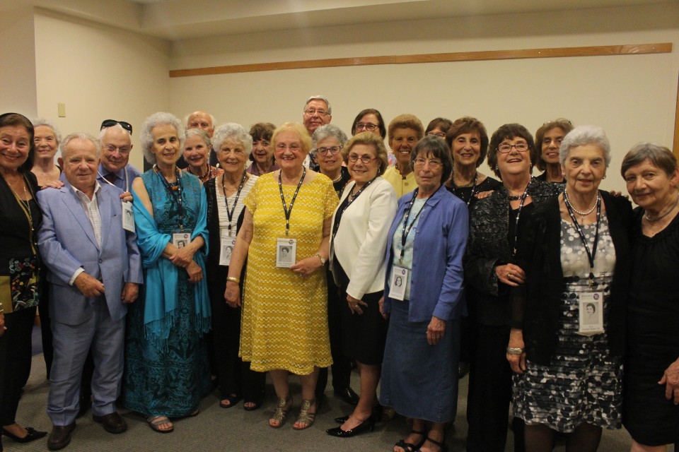The Class of 1956 gathers for their recent reunion.
