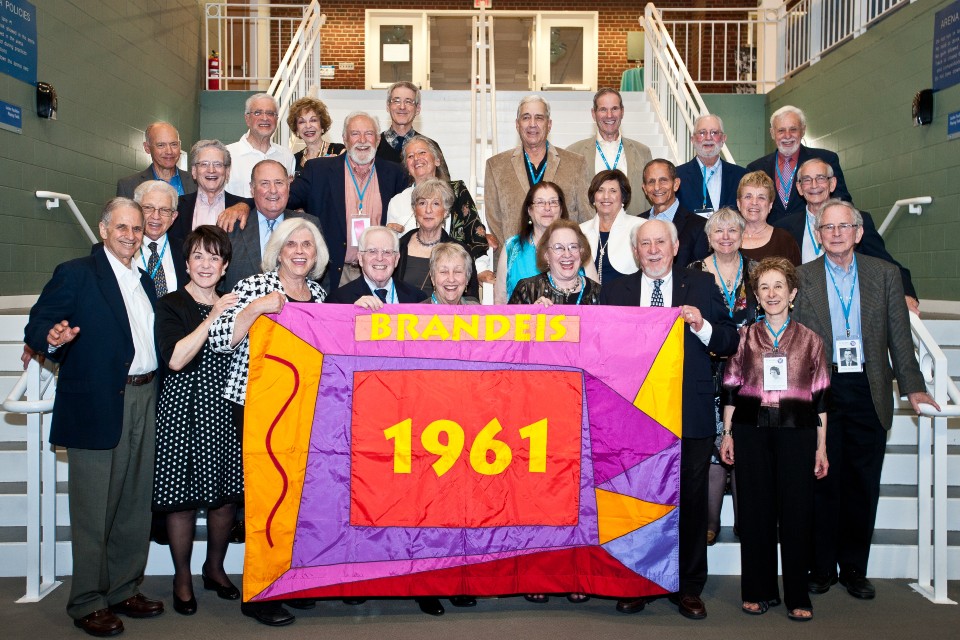 The Class of 1961 gathers for their recent reunion at Brandeis University.