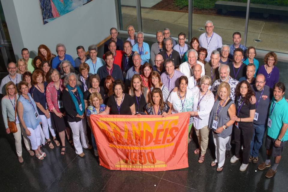 The Class of 1980 gathers for their recent reunion in the Shapiro Campus Center.