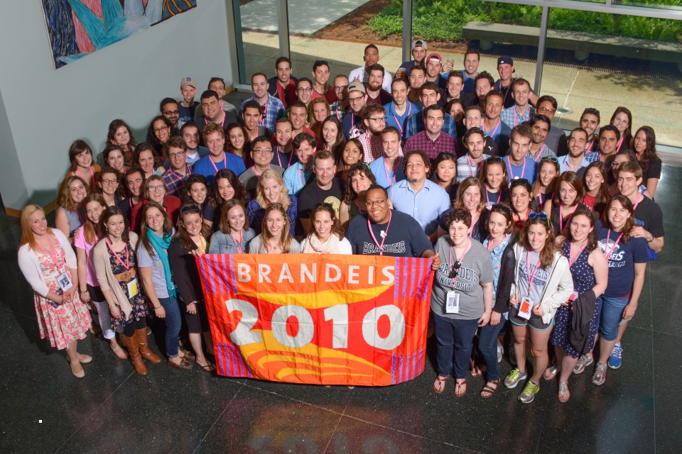 The Class of 2010 gathers for their 5th Reunion in the Shapiro Campus Center.