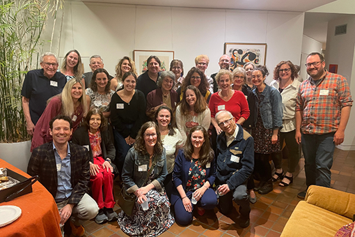 Group of Hornstein alumni from a past gathering